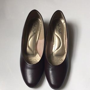 Angel II brown smooth shoes